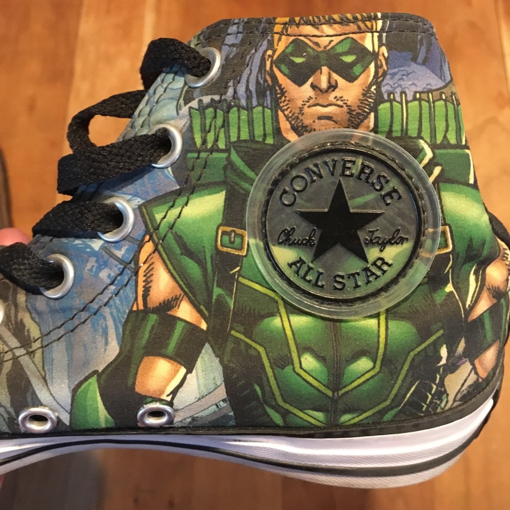 Converse Green Arrow Hi Tops